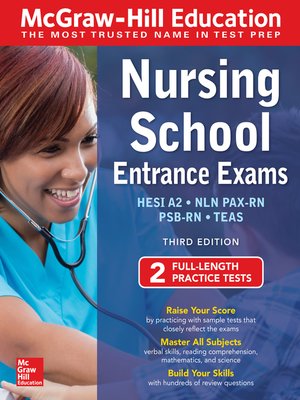 McGraw-Hill Education Nursing School Entrance Exams - ebook